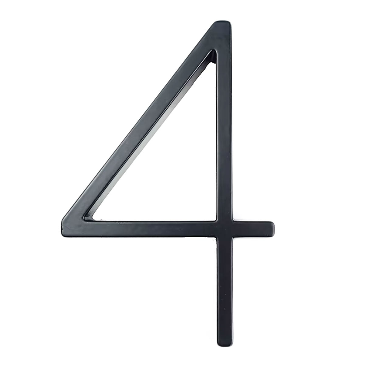 5 Inch House Numbers For Outside Black