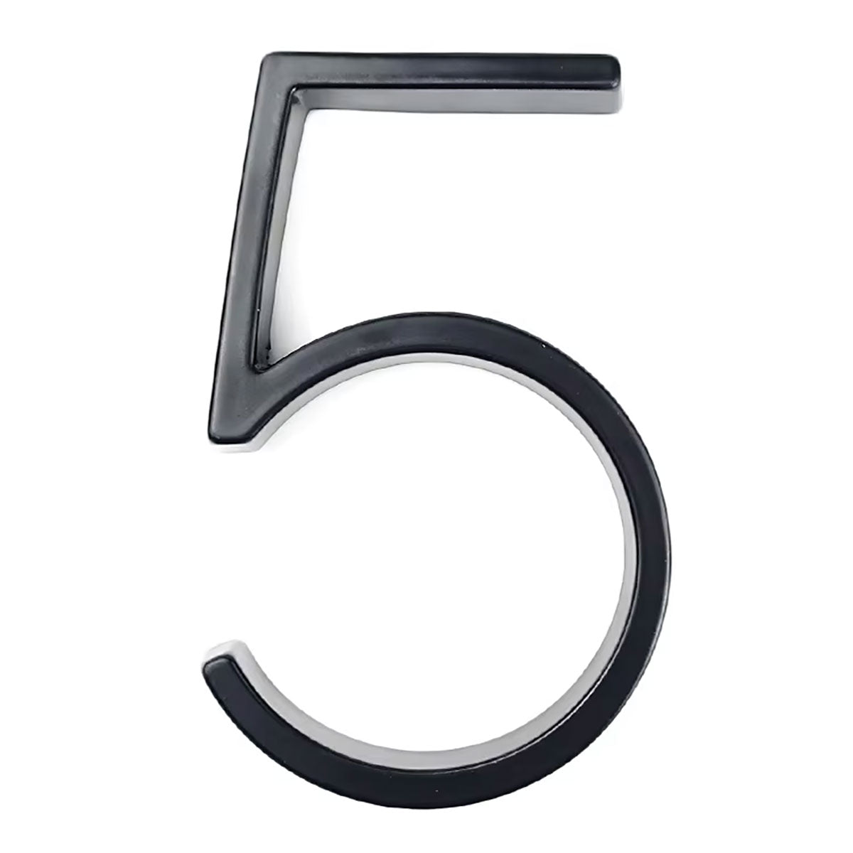 5 Inch House Numbers For Outside Black