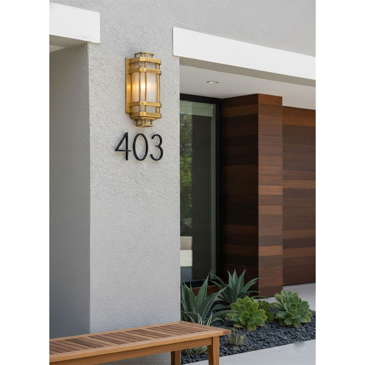 5 Inch House Numbers For Outside Black